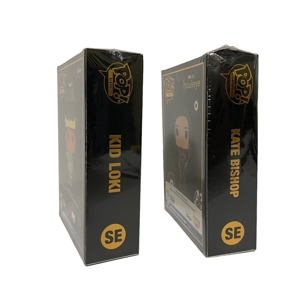 NIB Funko Pop Pins Marvel Studios Kid Loki & Kate Bishop 2 Boxes Loki Hawkeye - Picture 4 of 6